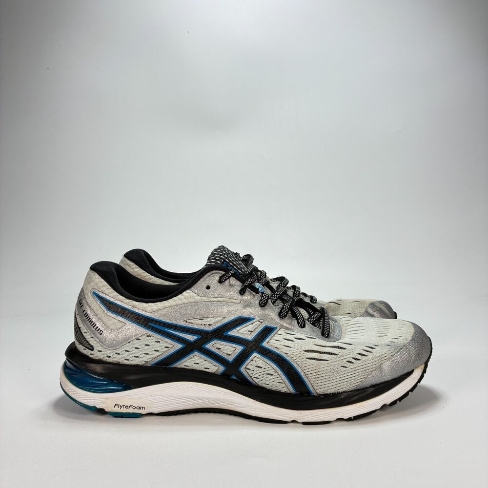 ASICS Gel-Cumulus 20 Glacier Grey Black Running Shoes 1011A008 Men's Size 9.5